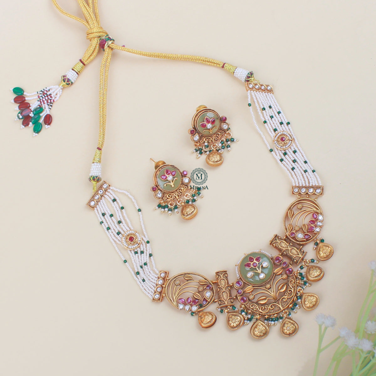 Chavi Antique Designer Choker Set