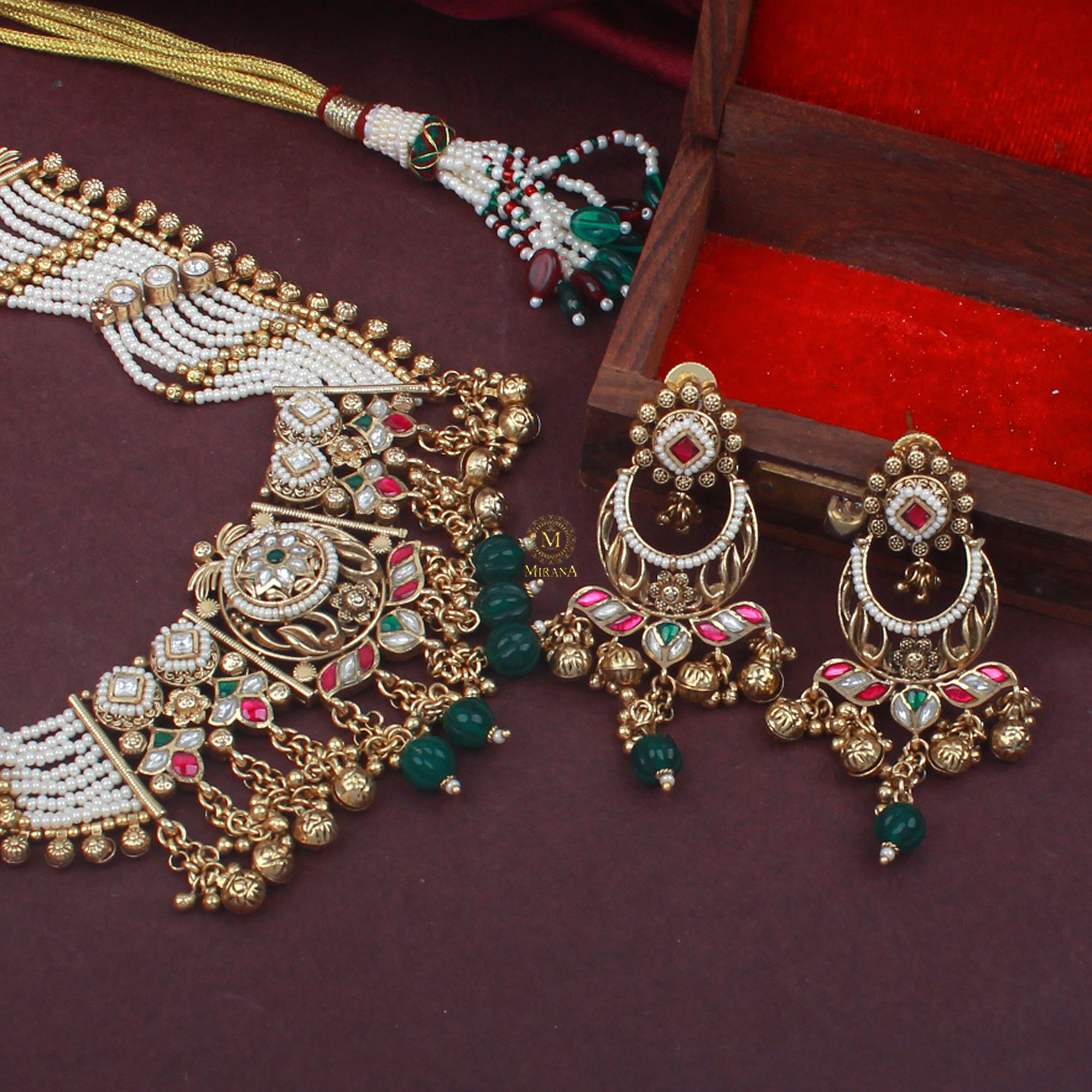 Reva Antique Designer Choker Set
