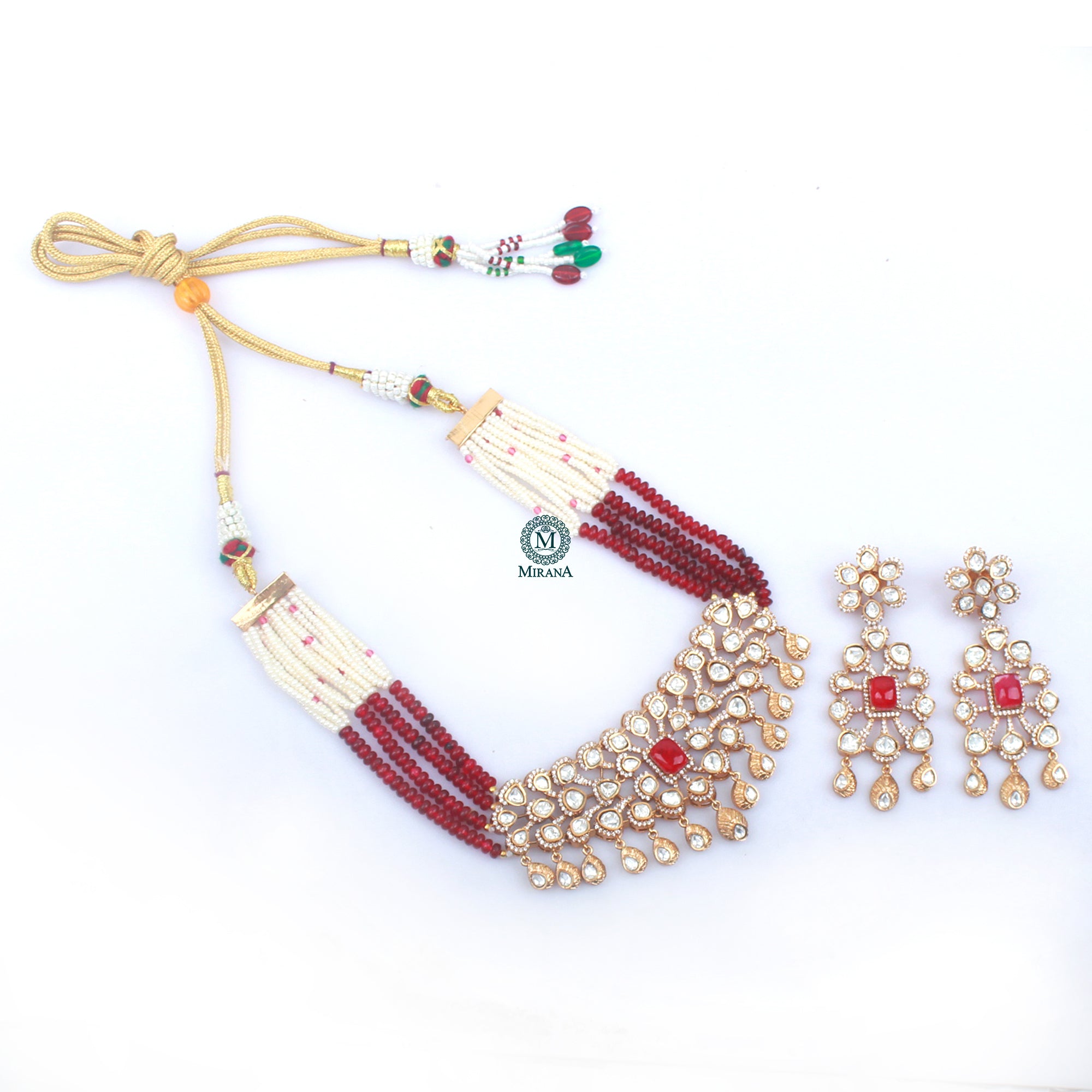 Ahana Polki Designer Choker Set