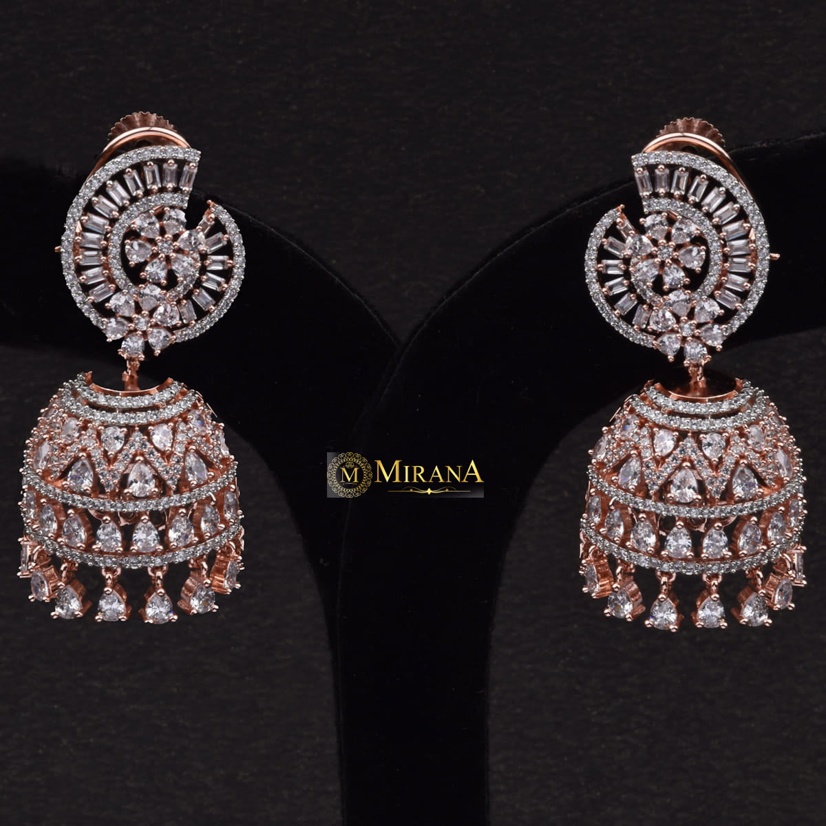 Drop Motif Themed Jhumkas