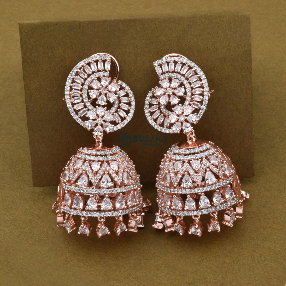 Drop Motif Themed Jhumkas