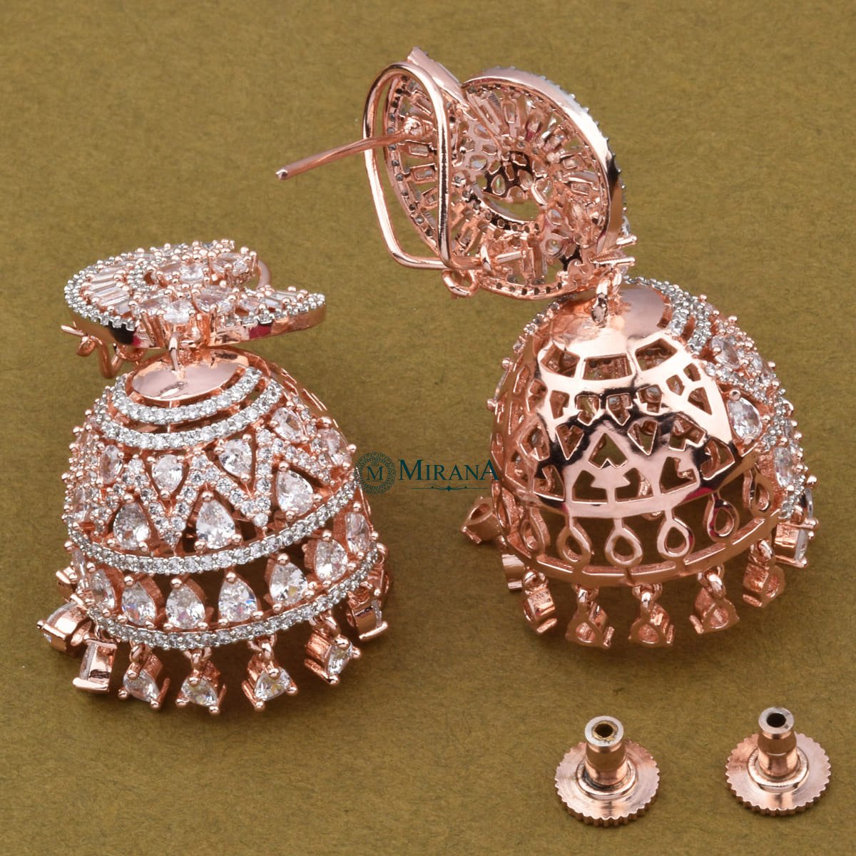 Drop Motif Themed Jhumkas