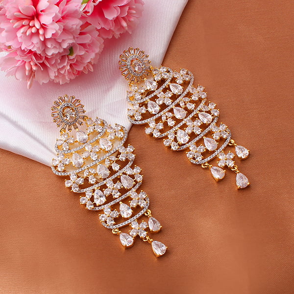 Exclusive Drop Petal Long Earrings