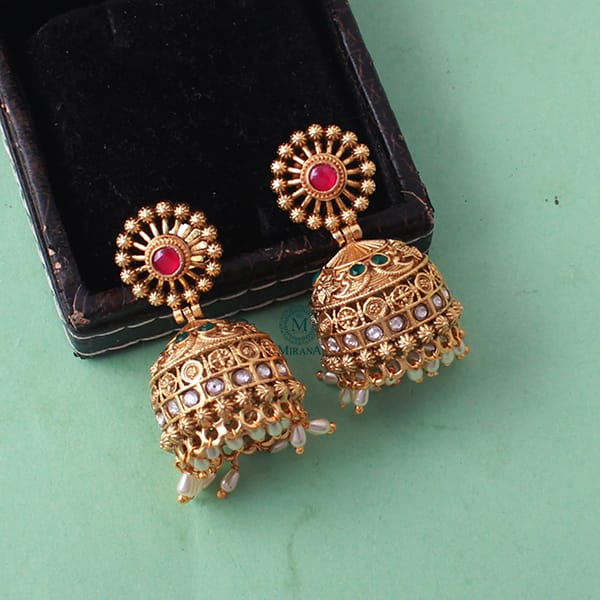 Apurva Antique Designer Jhumkas