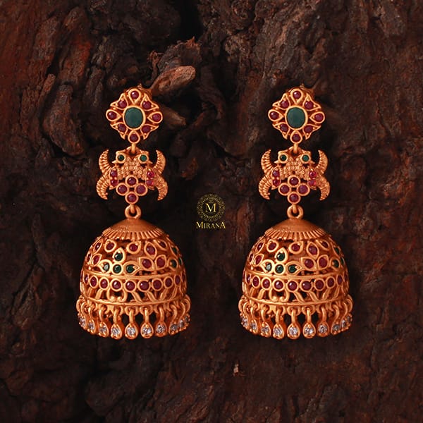 Aparjita Antique Designer Jhumkas