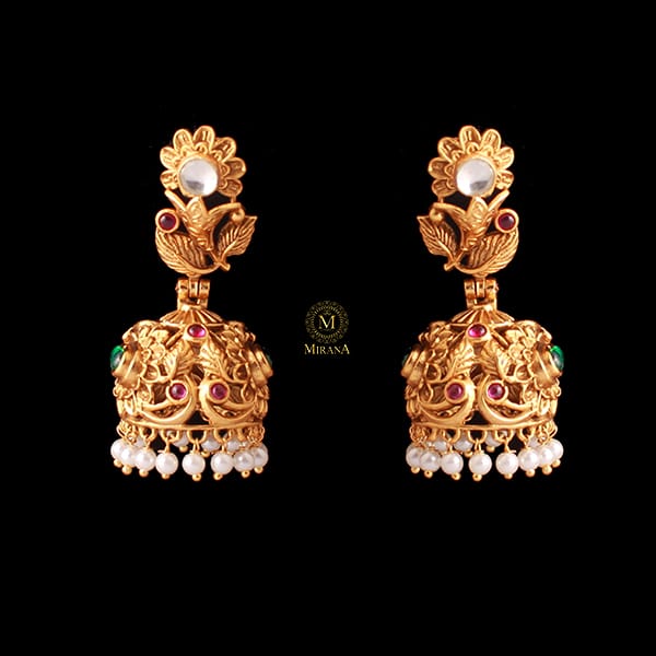 Jaishree Antique Designer Jhumkas