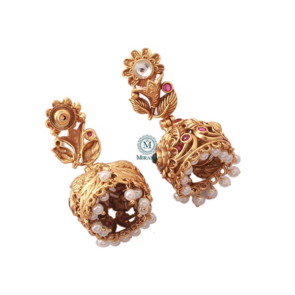 Jaishree Antique Designer Jhumkas