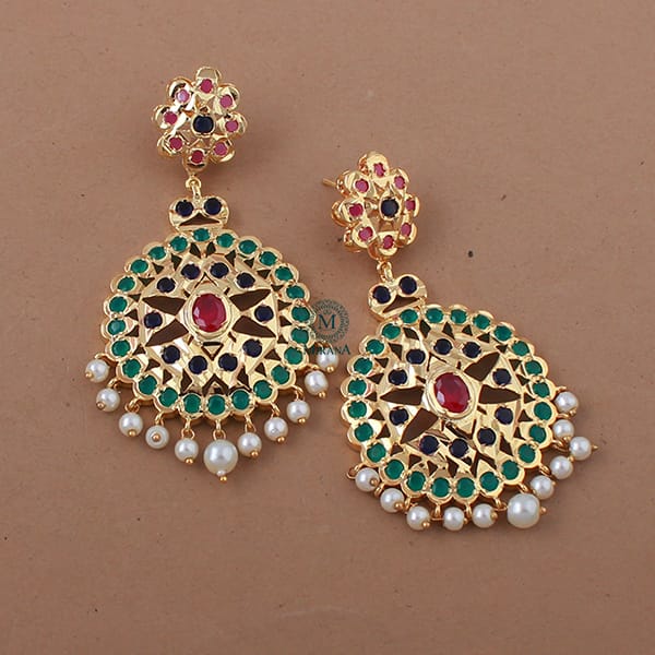 Nayanika Trio Jadau Designer Earrings