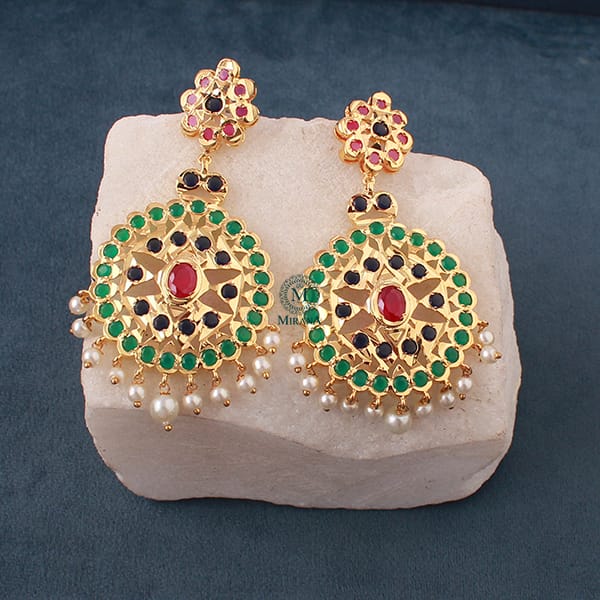 Nayanika Trio Jadau Designer Earrings