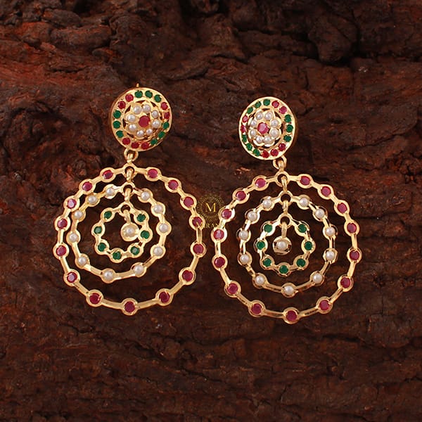 Aanya Pearl Jadau Designer Earrings