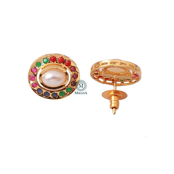 Hiya Multi Jadau Designer Studs