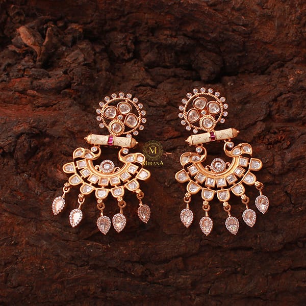 Archisha Polki Designer Earrings