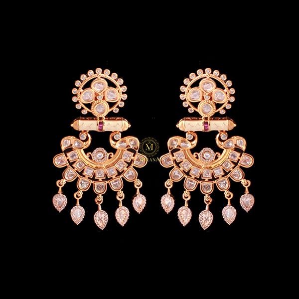 Archisha Polki Designer Earrings