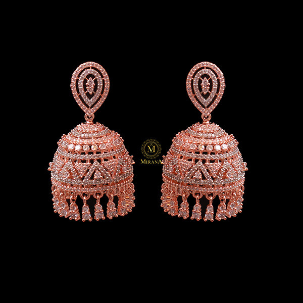 Lucy CZ Designer Jhumkas