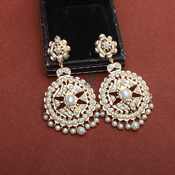 Nayanika Jadau Designer Earrings