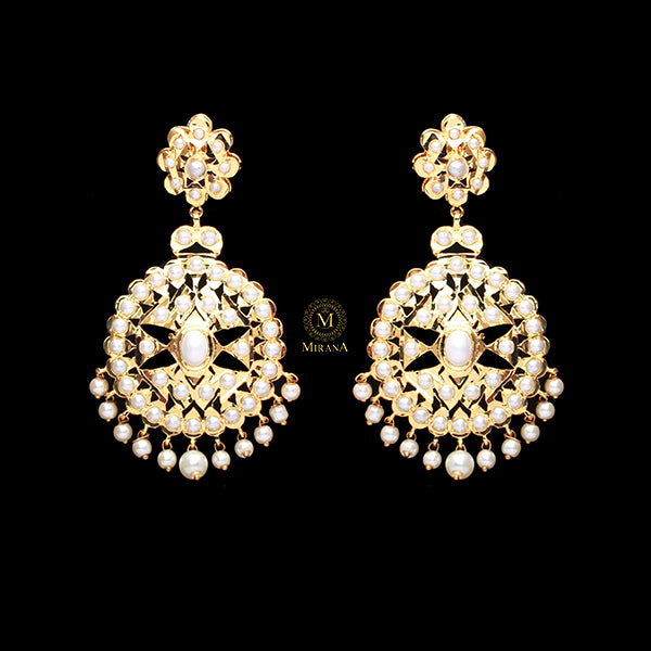 Nayanika Jadau Designer Earrings