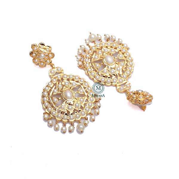 Nayanika Jadau Designer Earrings