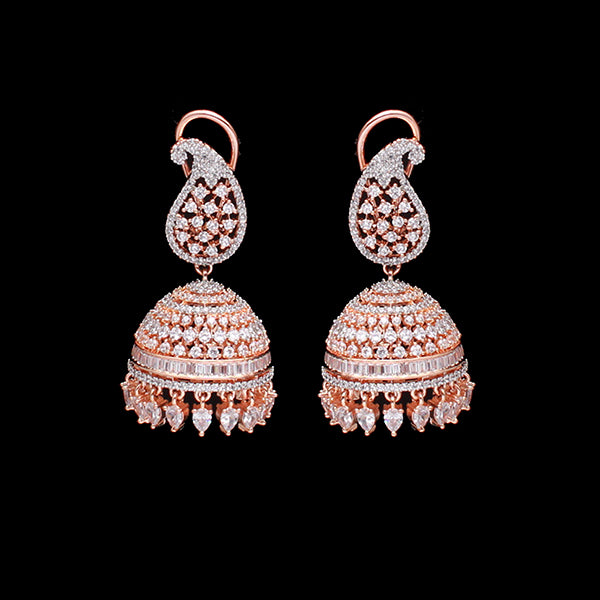 Arina CZ Designer Jhumkas