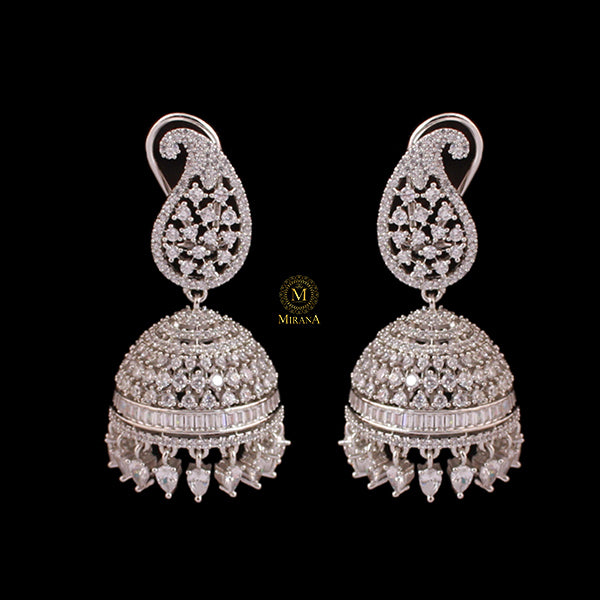 Arina CZ Designer Jhumkas