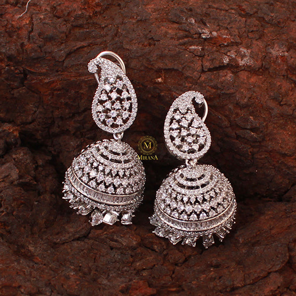 Arina CZ Designer Jhumkas