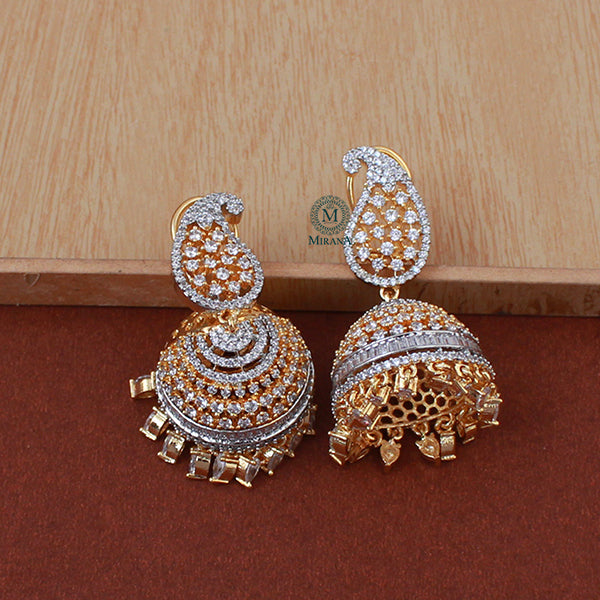 Arina CZ Designer Jhumkas