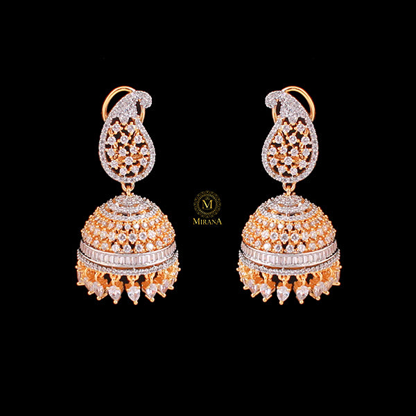 Arina CZ Designer Jhumkas