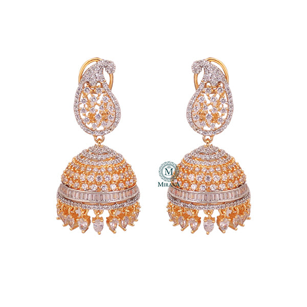 Arina CZ Designer Jhumkas