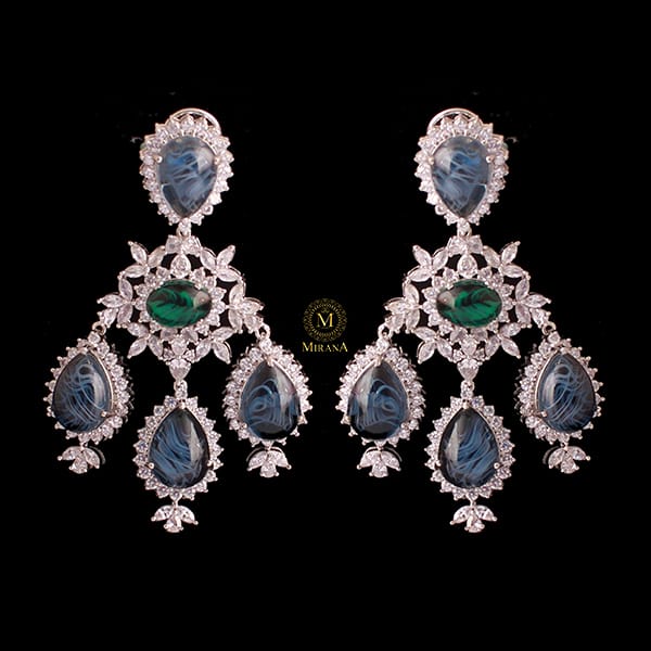 Jyla CZ Designer Earrings