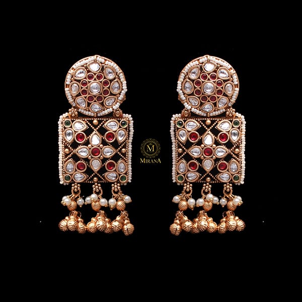 Jiyana Pearl Antique Designer Earrings