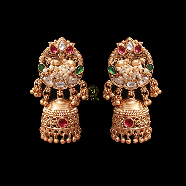 Nandini Antique Designer Jhumkas