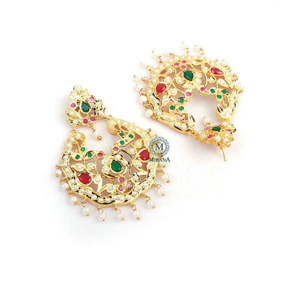 Meera Jadau Designer Earrings