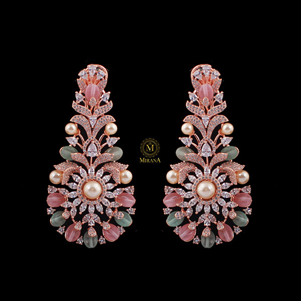 Cuckoo Fusion CZ Designer Earrings
