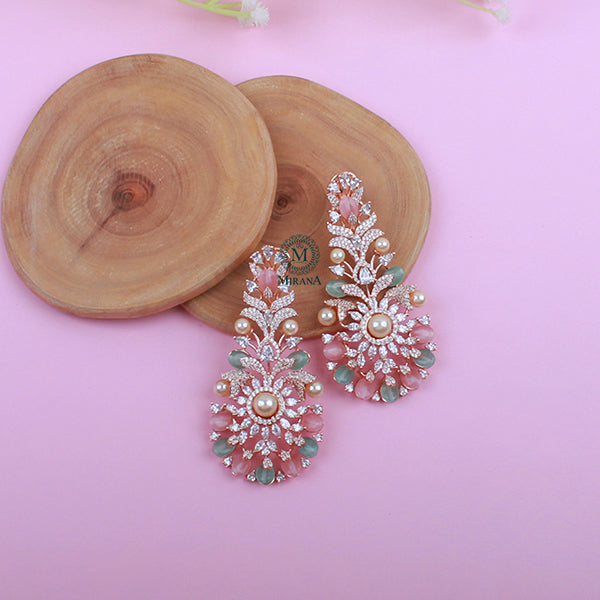 Cuckoo Fusion CZ Designer Earrings