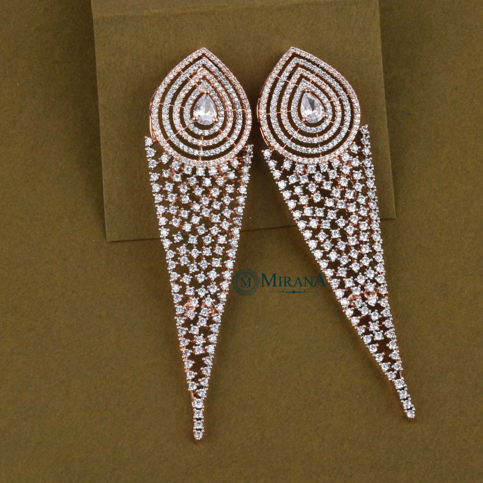 MJER21E131-1-Designer-V-Shaped-Cocktail-Earrings-Rose-Gold-Look-2.jpg