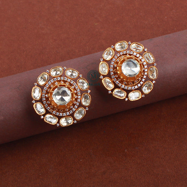 Saoni Moissanite Designer Studs