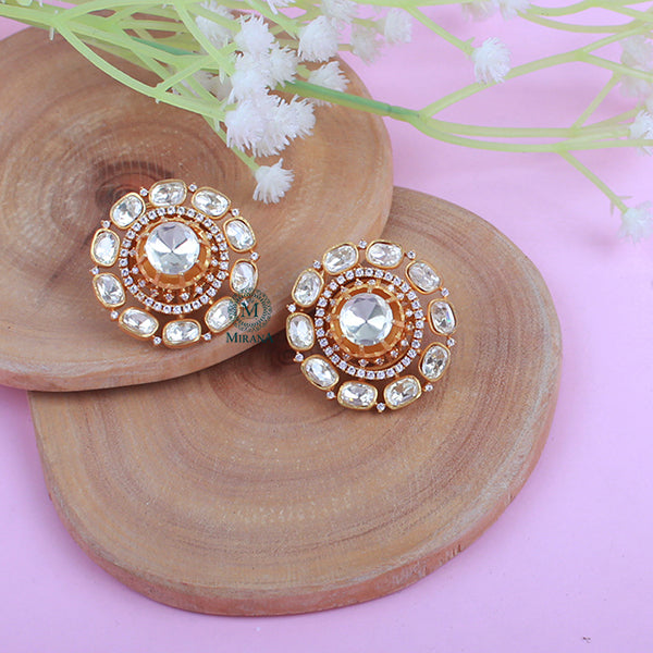 Saoni Moissanite Designer Studs