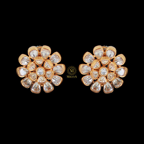 Dheesha Moissanite Designer Studs