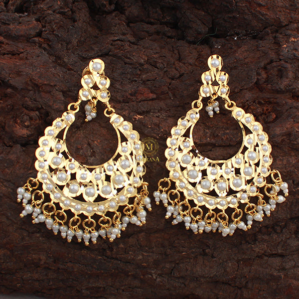 Uditi Pearl Jadau Designer Earrings