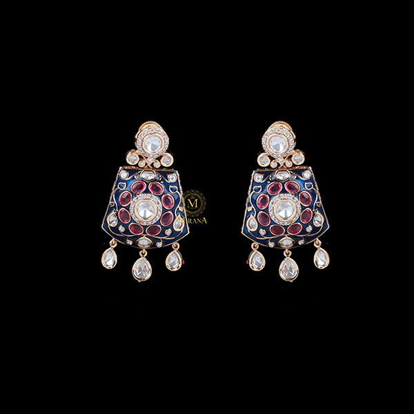 Sadhvi Polki Designer Earrings