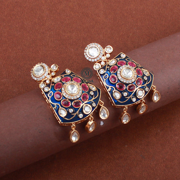 Sadhvi Polki Designer Earrings