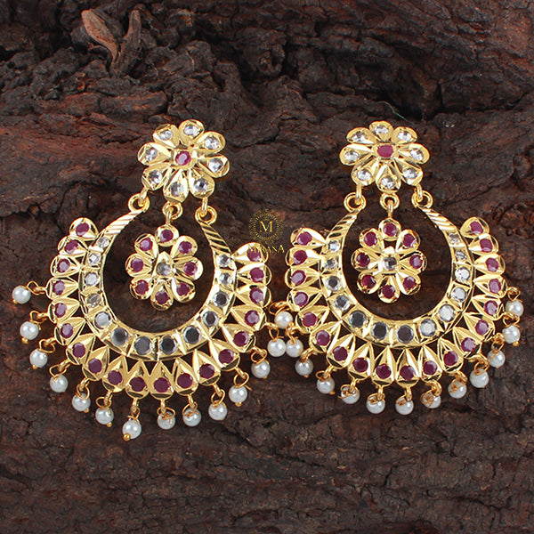 Eesha Ruby Jadau Designer Chandbalis