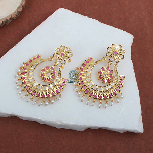Eesha Ruby Jadau Designer Chandbalis