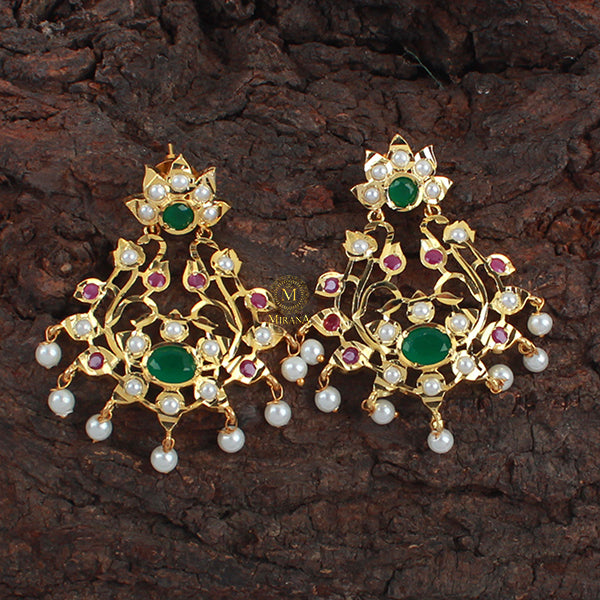 Meghna Jadau Designer Earrings