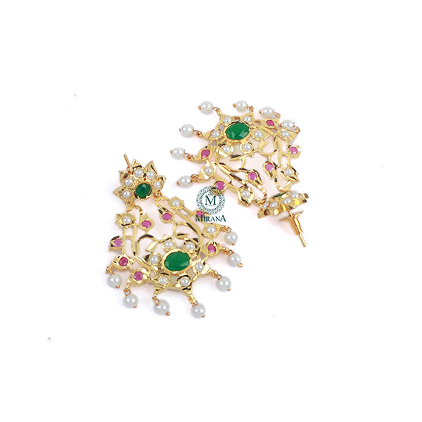Meghna Jadau Designer Earrings
