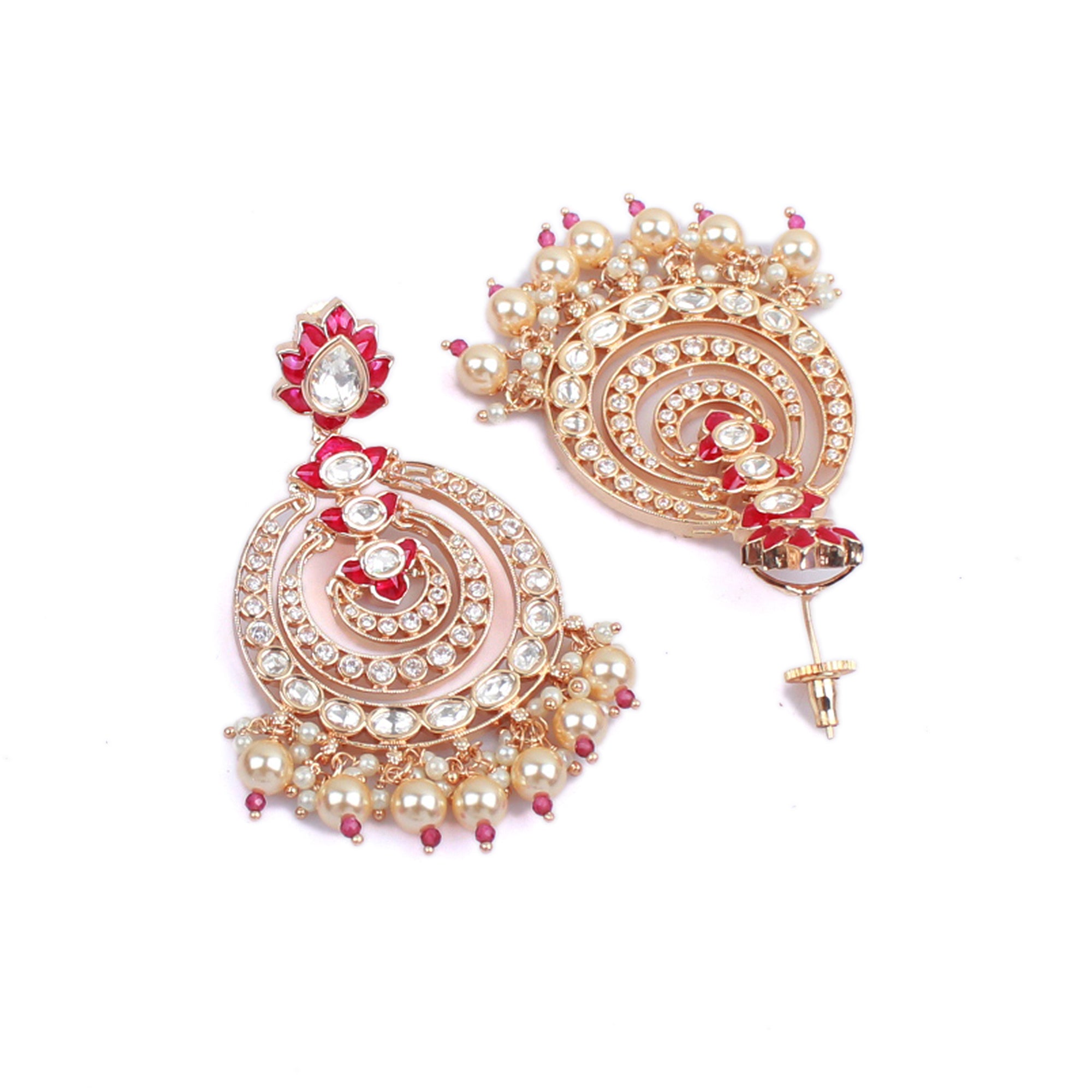 Ishanya Ruby Polki Designer Chandbalis