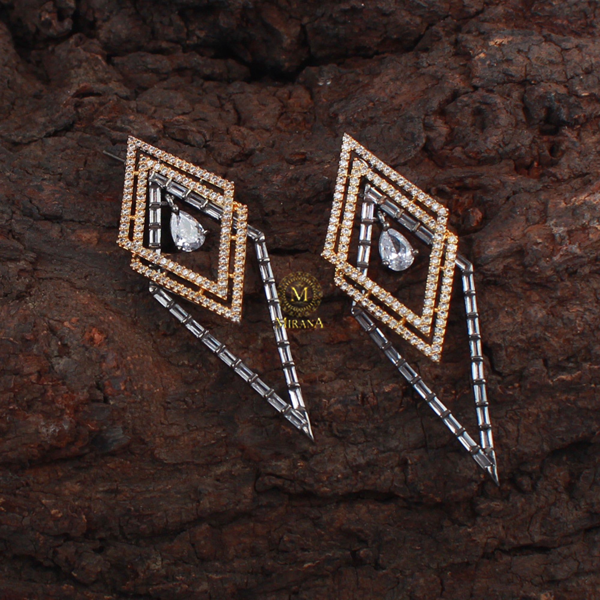Mila CZ Designer Earrings