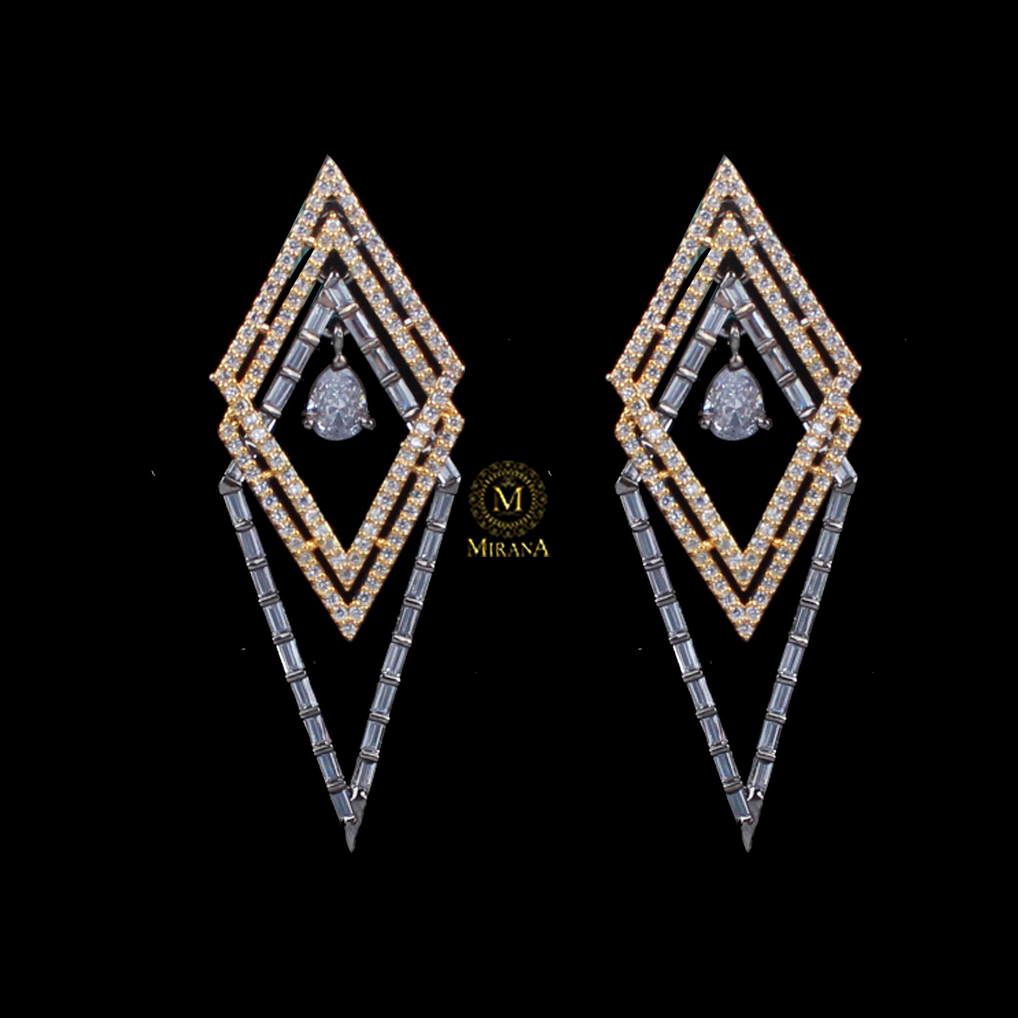 Mila CZ Designer Earrings