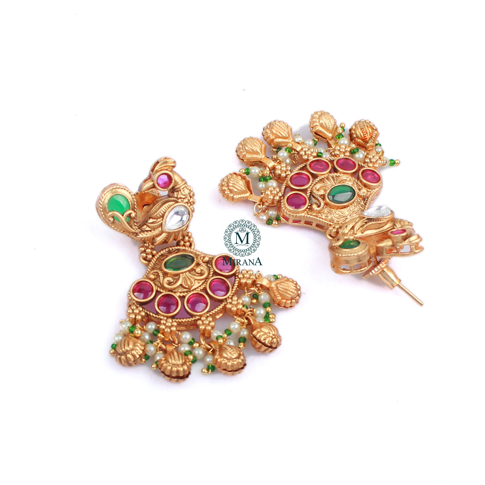 Morni Pearl Antique Designer Earrings