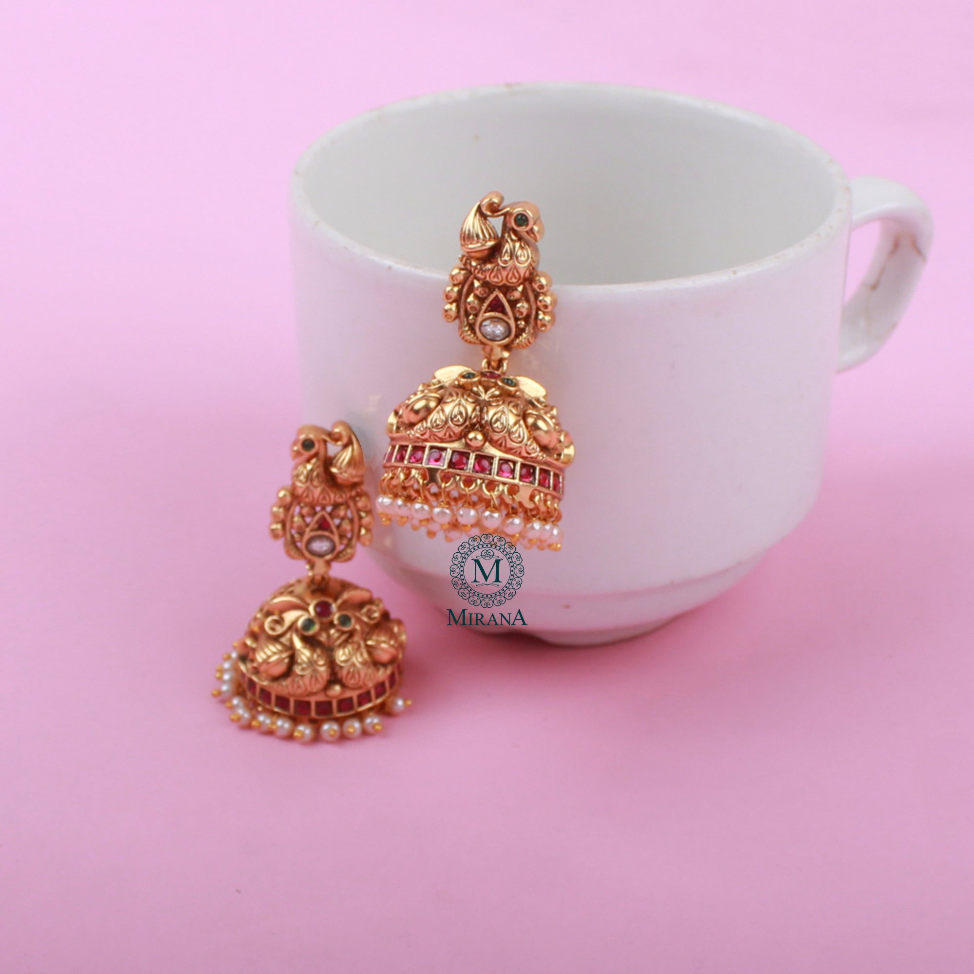 Yukti Antique Designer Jhumkas