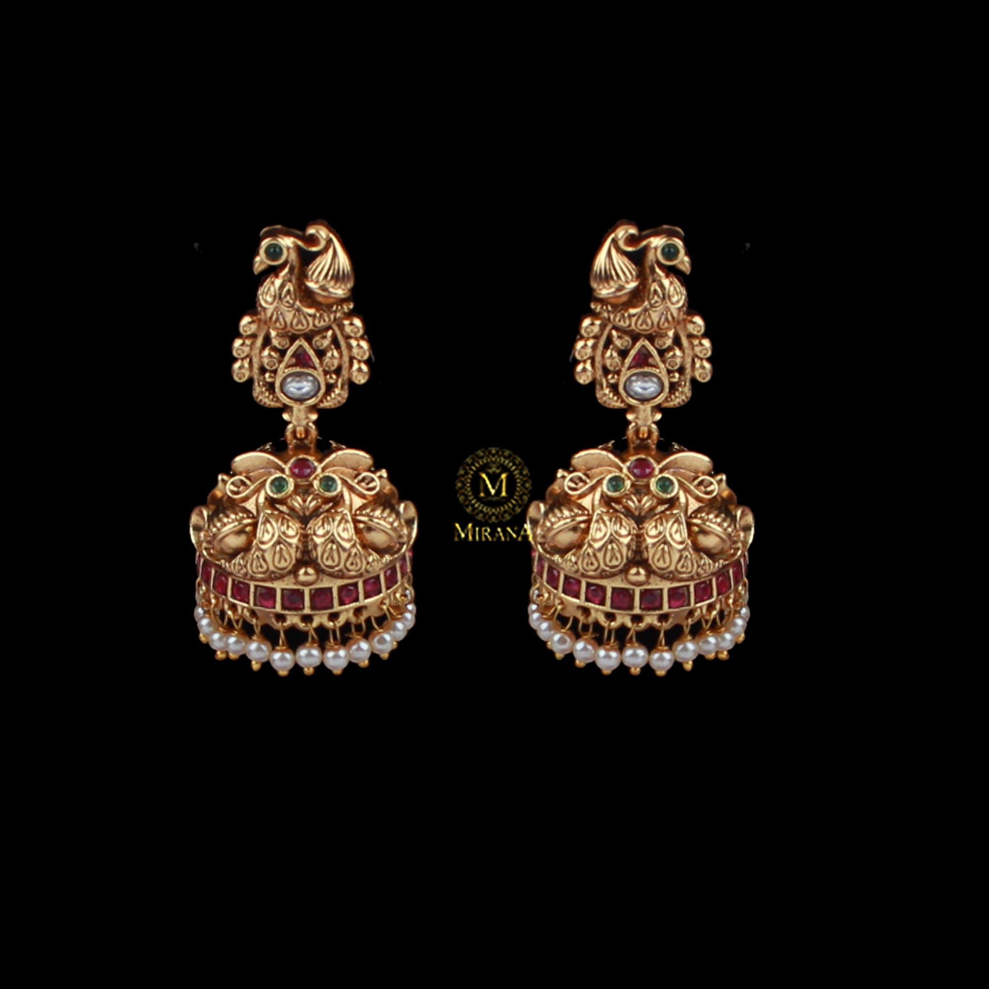 Yukti Antique Designer Jhumkas
